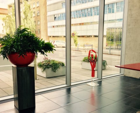 Lysskulptur.dk udstiller i receptionen hos Lundbeck, Otiliavej 7, Valby