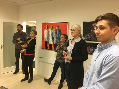 Hans Morten, Gitte Birch, Susanne Flodgaard, Jacob V. Baymler - ferniseringen - Lysskulptur.dk hos Galleri KonceptQ