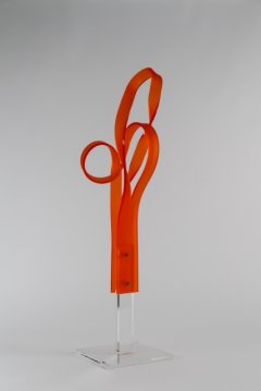 Orange skulptur Völcker